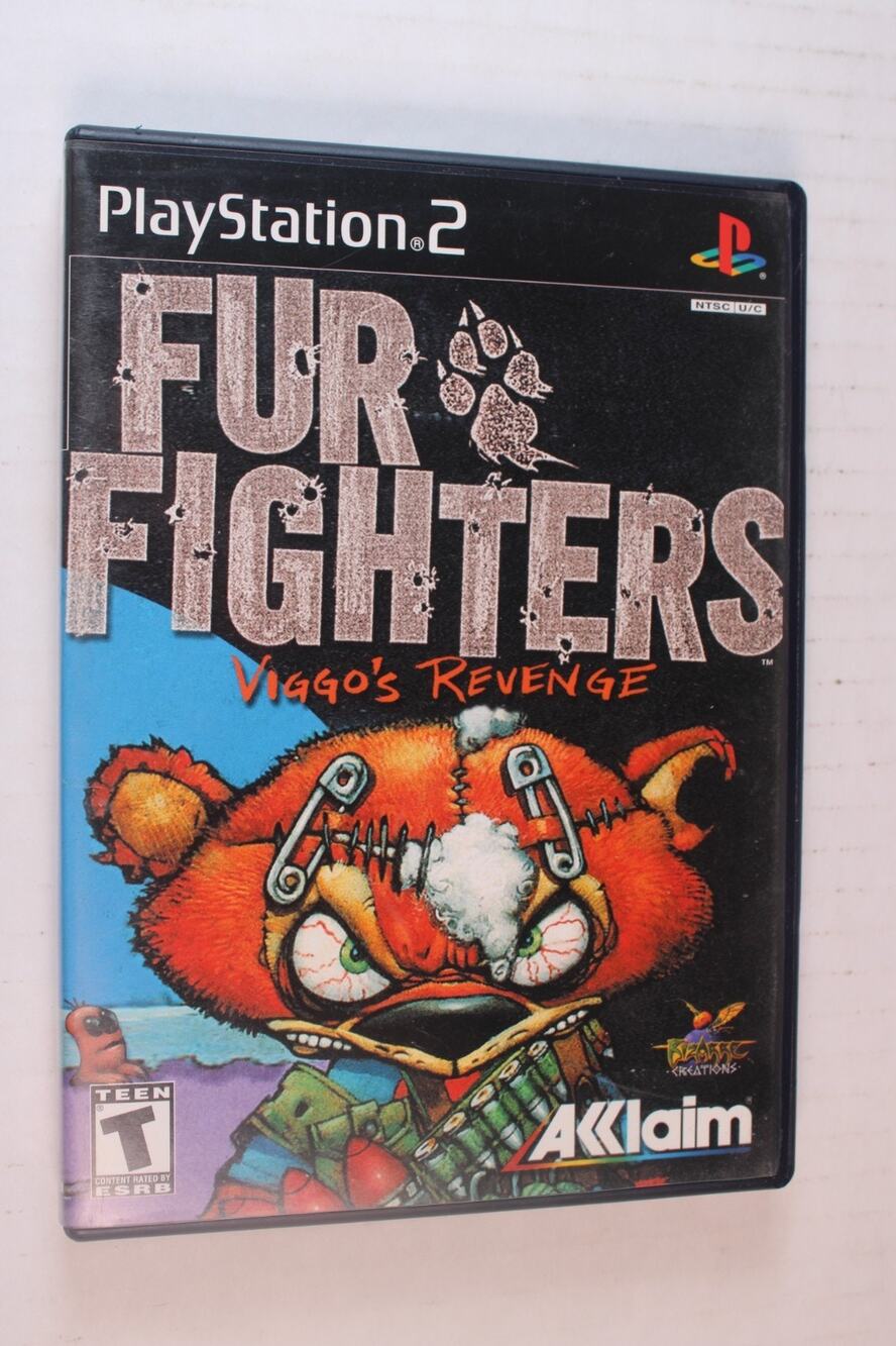 Fur Fighters: Viggo's Revenge (Sony PlayStation 2 PS2, 2001) Complete, Tested